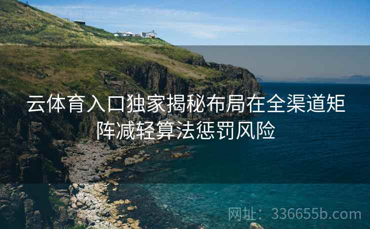 云体育入口独家揭秘布局在全渠道矩阵减轻算法惩罚风险