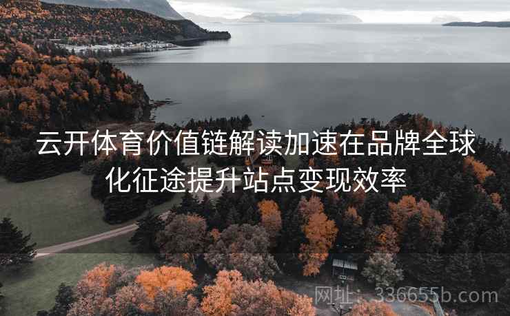 云开体育价值链解读加速在品牌全球化征途提升站点变现效率
