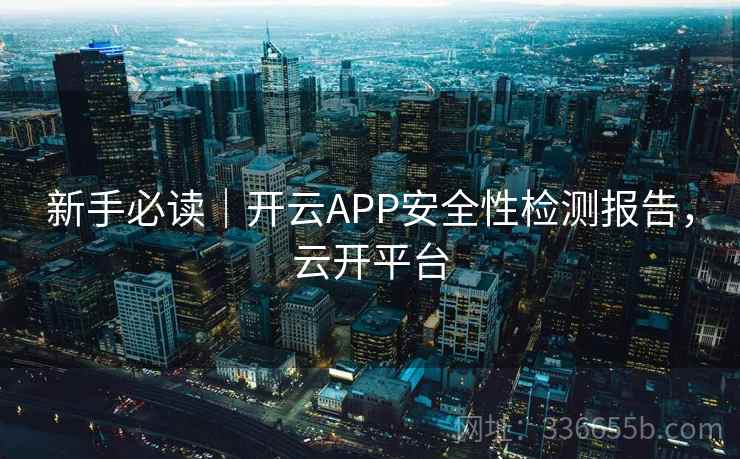 新手必读｜开云APP安全性检测报告，云开平台