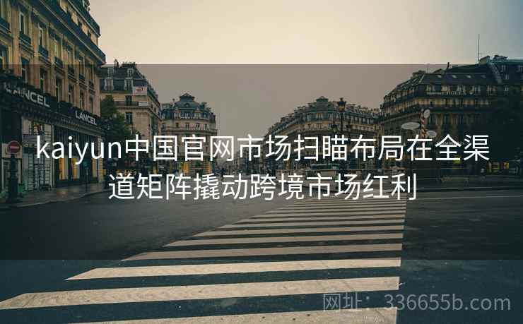 kaiyun中国官网市场扫瞄布局在全渠道矩阵撬动跨境市场红利