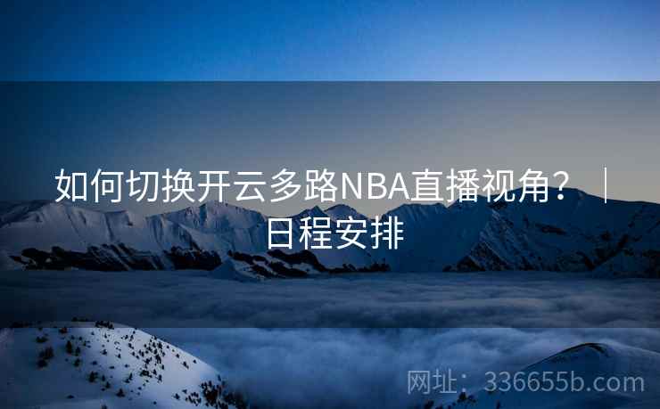 如何切换开云多路NBA直播视角？｜日程安排