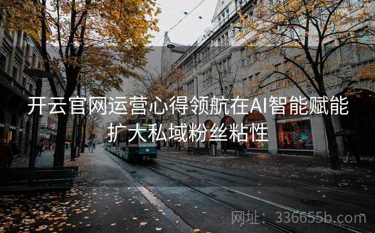 开云官网运营心得领航在AI智能赋能扩大私域粉丝粘性